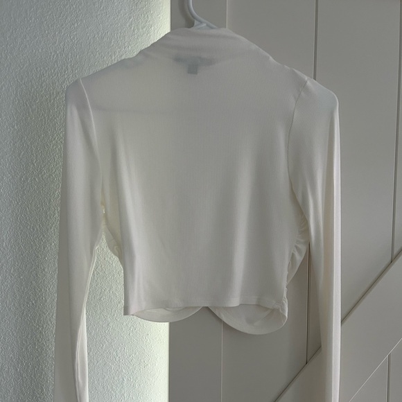 Criss cross long sleeve crop top - Picture 4 of 6